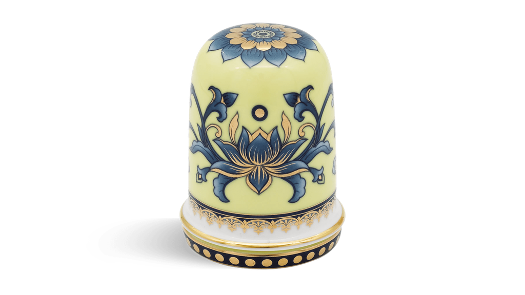 Hũ tăm 8 cm + nắp - Jasmine - Hoàng Liên