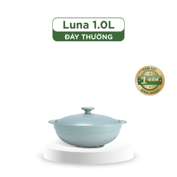 Nồi dưỡng sinh Luna 1.0 L + nắp (CK) - HealthyCook - Màu Xám 2