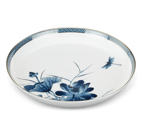 Khay trà 24 cm - Jasmine - Sen Vàng
