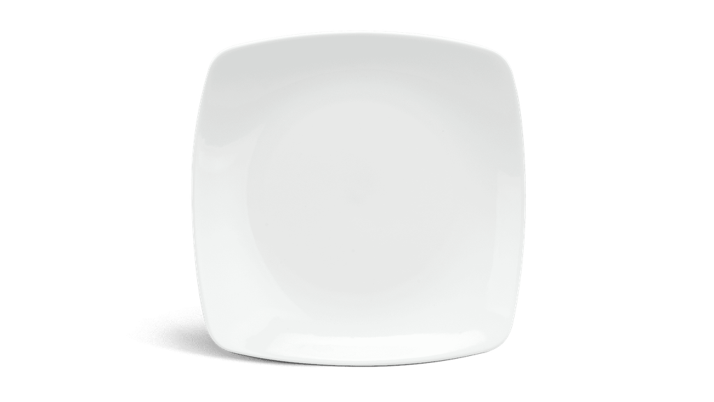 Dĩa vuông ảo 21 cm - Daisy - Trắng
