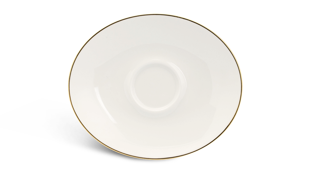 Dĩa lót oval 12.5 cm - Anna IFP - Chỉ Vàng