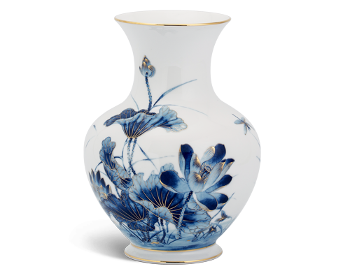 Bình Giỏ hoa 22 cm - Sen Vàng
