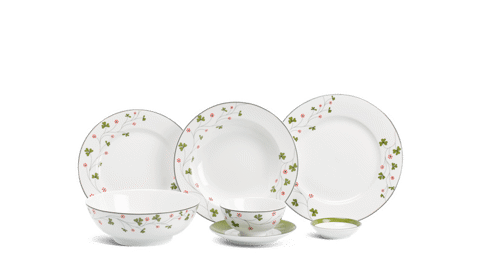 Bộ đồ ăn 6 người 24 sản phẩm - Jasmine - Hoa May Mắn