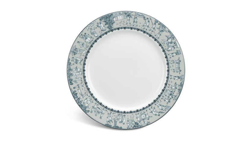 Dĩa tròn 25 cm - Jasmine - Vinh Quy Nhạt
