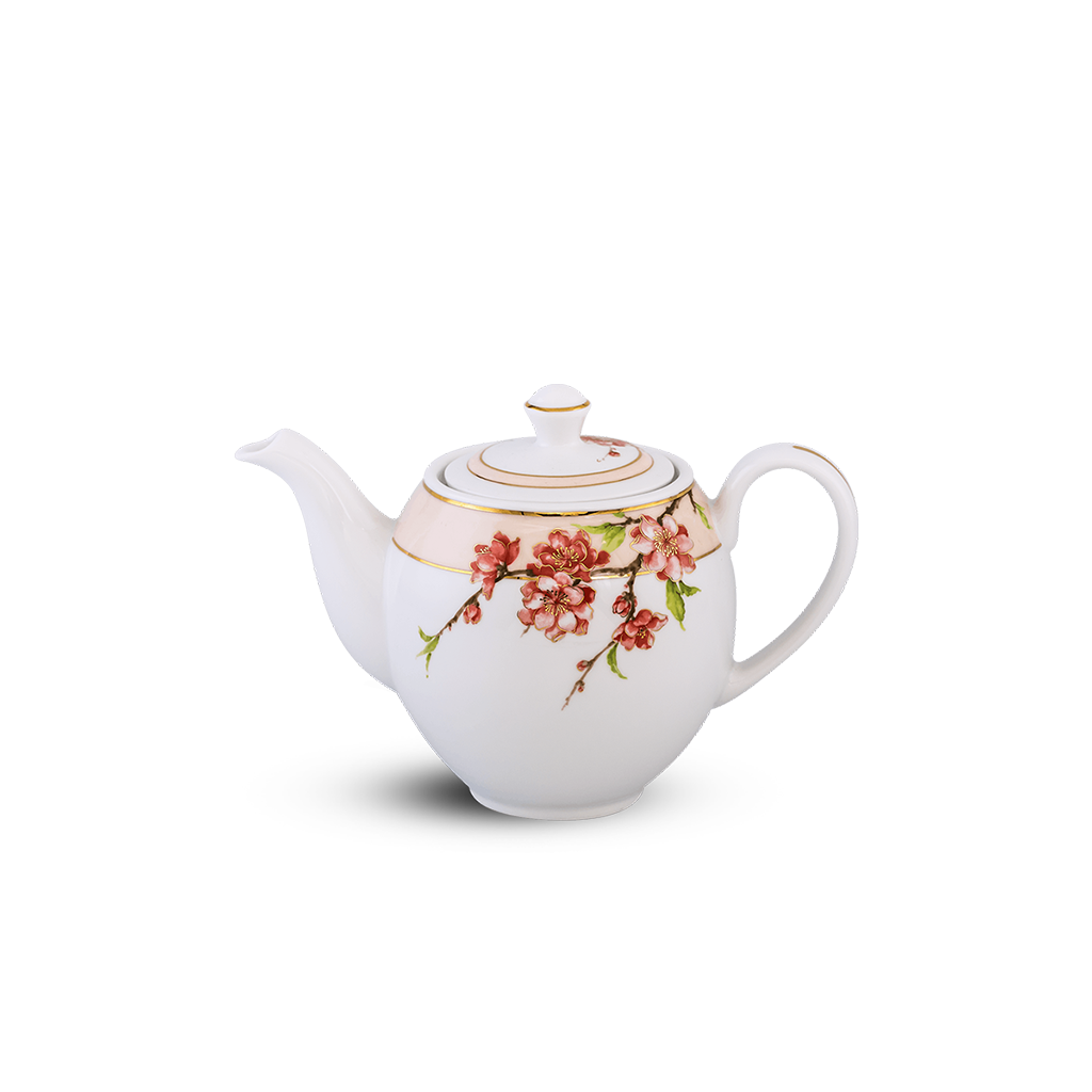 Bình trà 0.8 L + nắp - Camellia - Hoa Đào