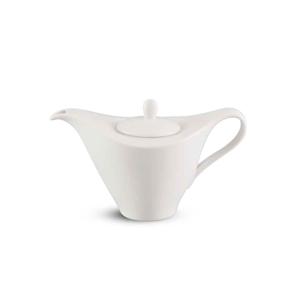 Bình trà cao 0.45 L + nắp - Harmony Lys - Trắng Ngà