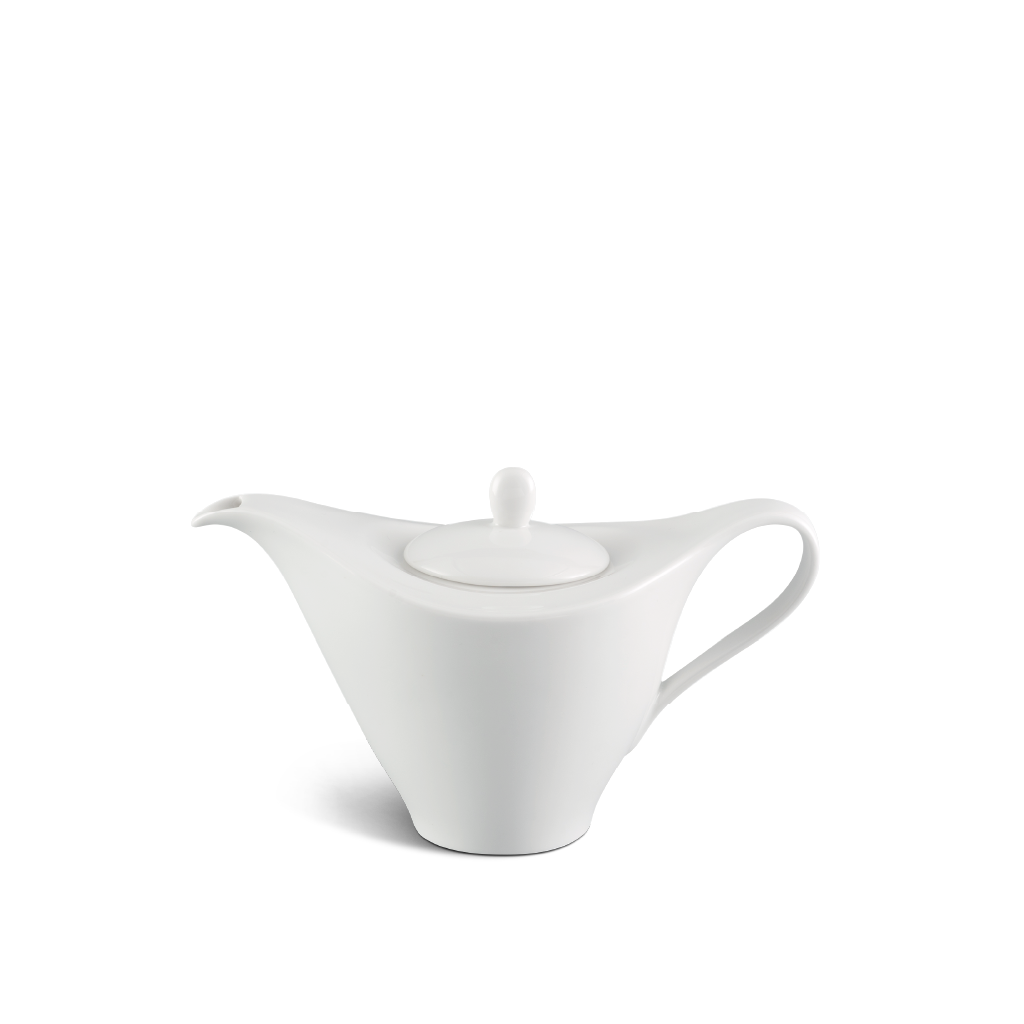 Bình trà cao 1.1 L + nắp - Anh Vũ Lys - Trắng Ngà