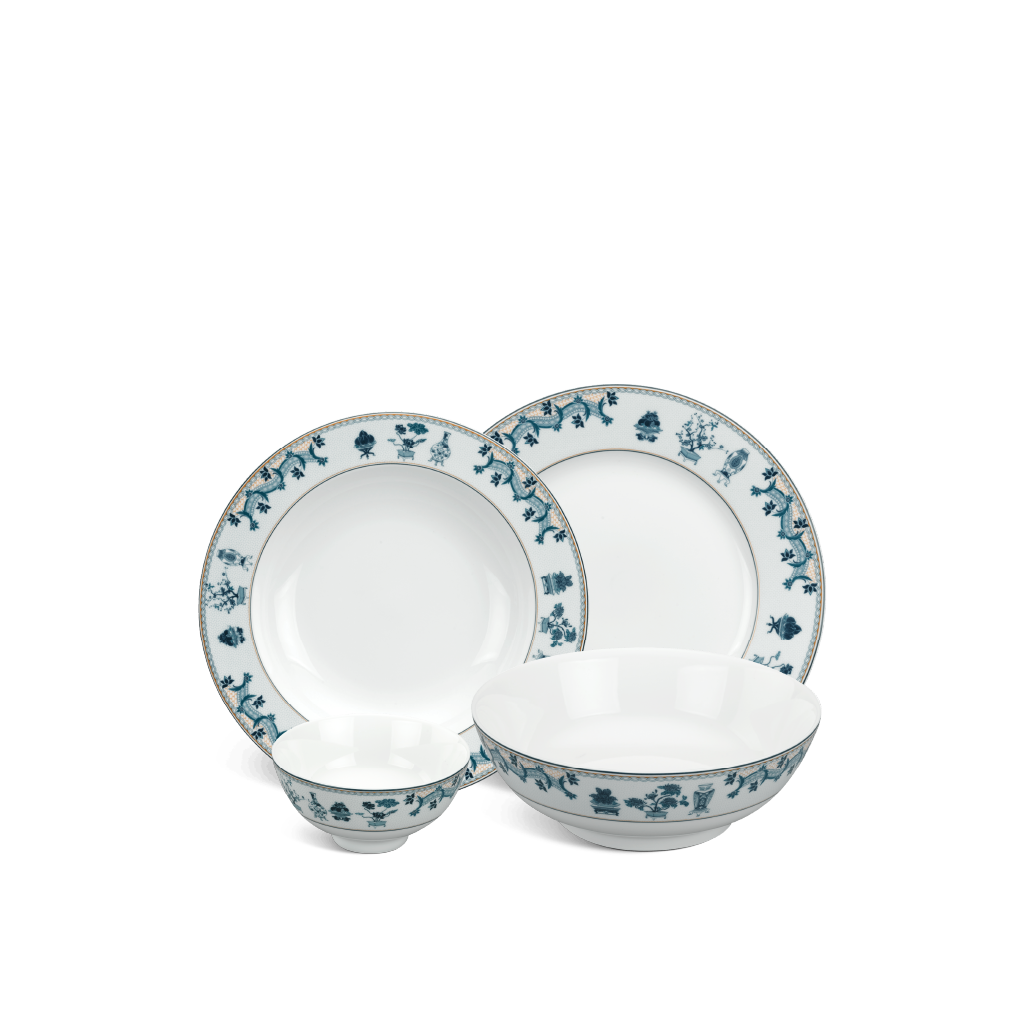 Bộ đồ ăn 09 sản phẩm - Jasmine - Tứ Qúy