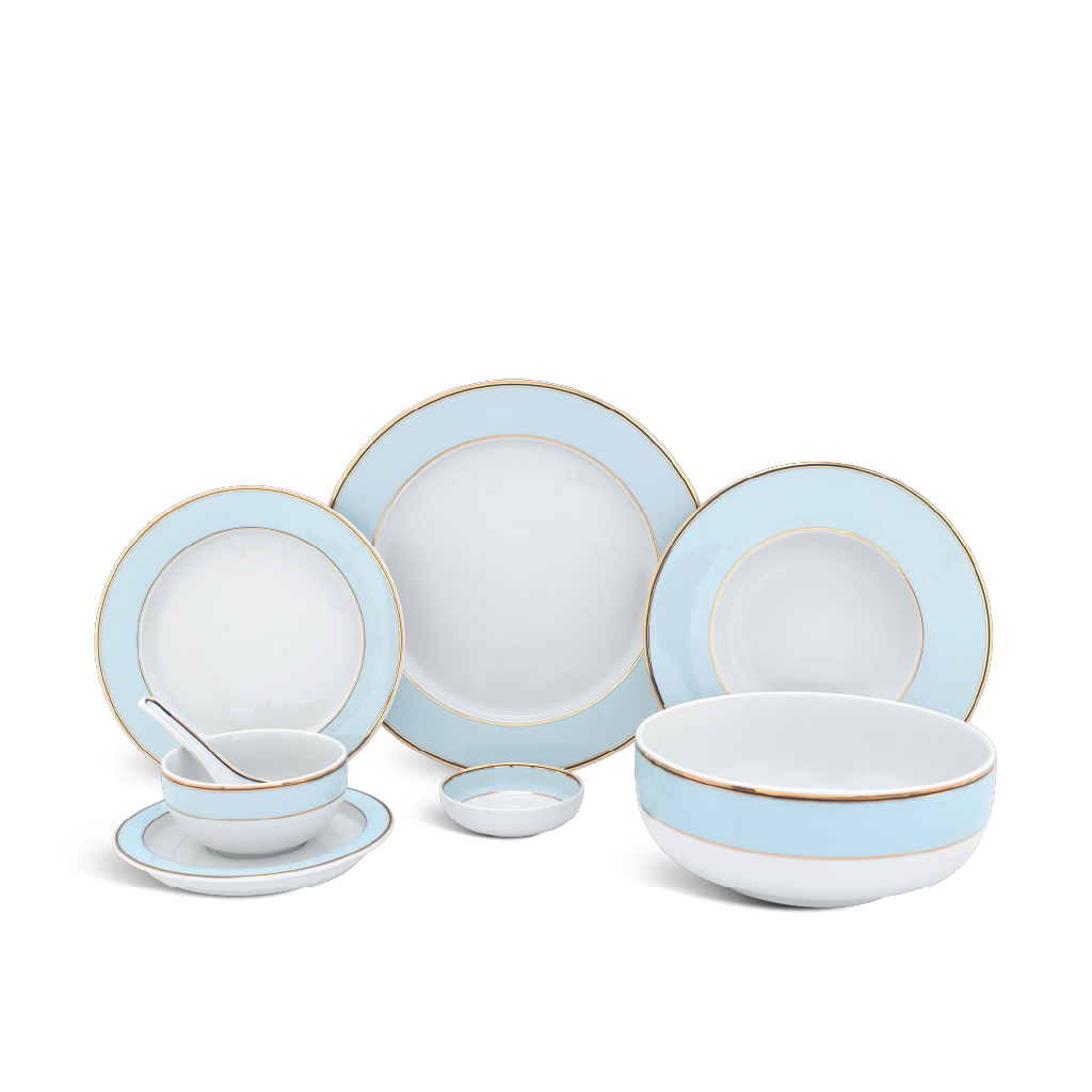 Bộ đồ ăn 30 sản phẩm - Gastroline - Xanh Ngọc