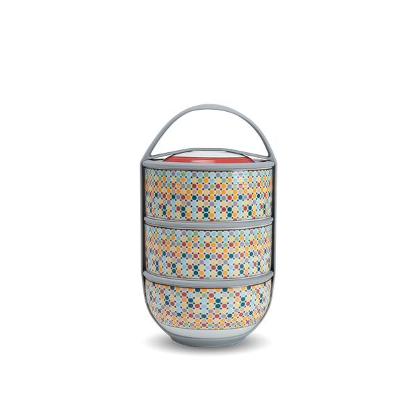 Bộ hộp cơm văn phòng 12.5 cm - Dưỡng Sinh - Mosaic (LTD)