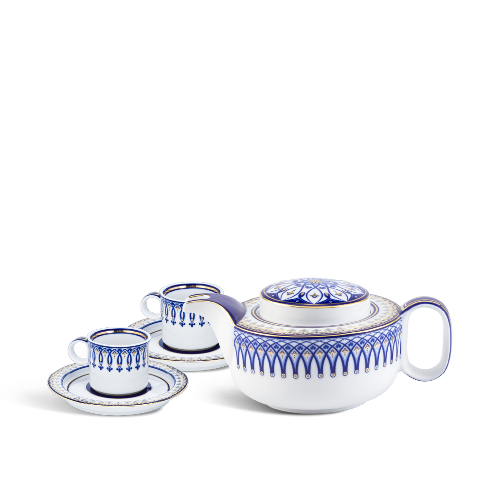 Bộ trà 0.38 L - Gastroline - Đồng Tâm Xanh Dương