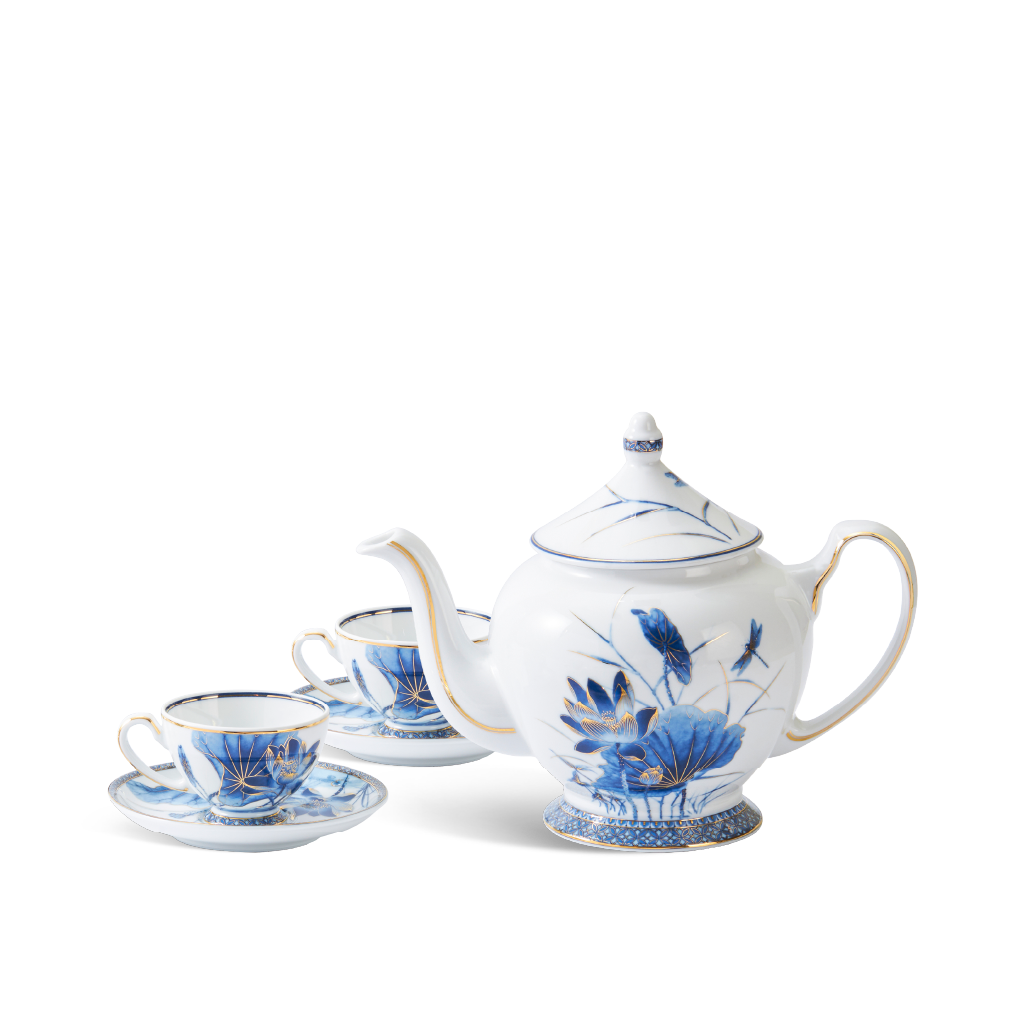 Bộ trà 0.65 L - Hoàng Cung - Sen Vàng