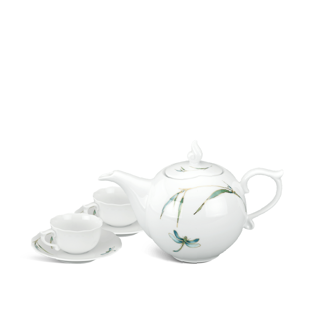 Bộ trà 0.7 L - Mẫu Đơn IFP - Thanh Trúc