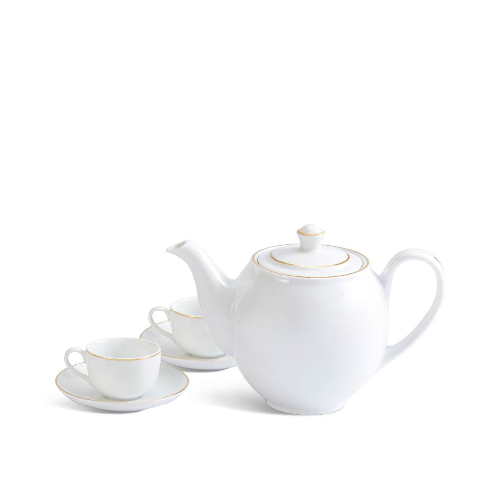 Bộ trà 0.8 L - Camellia - Chỉ Vàng