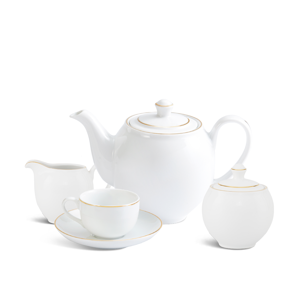 Bộ trà 1.1 L - Camellia - Chỉ Vàng