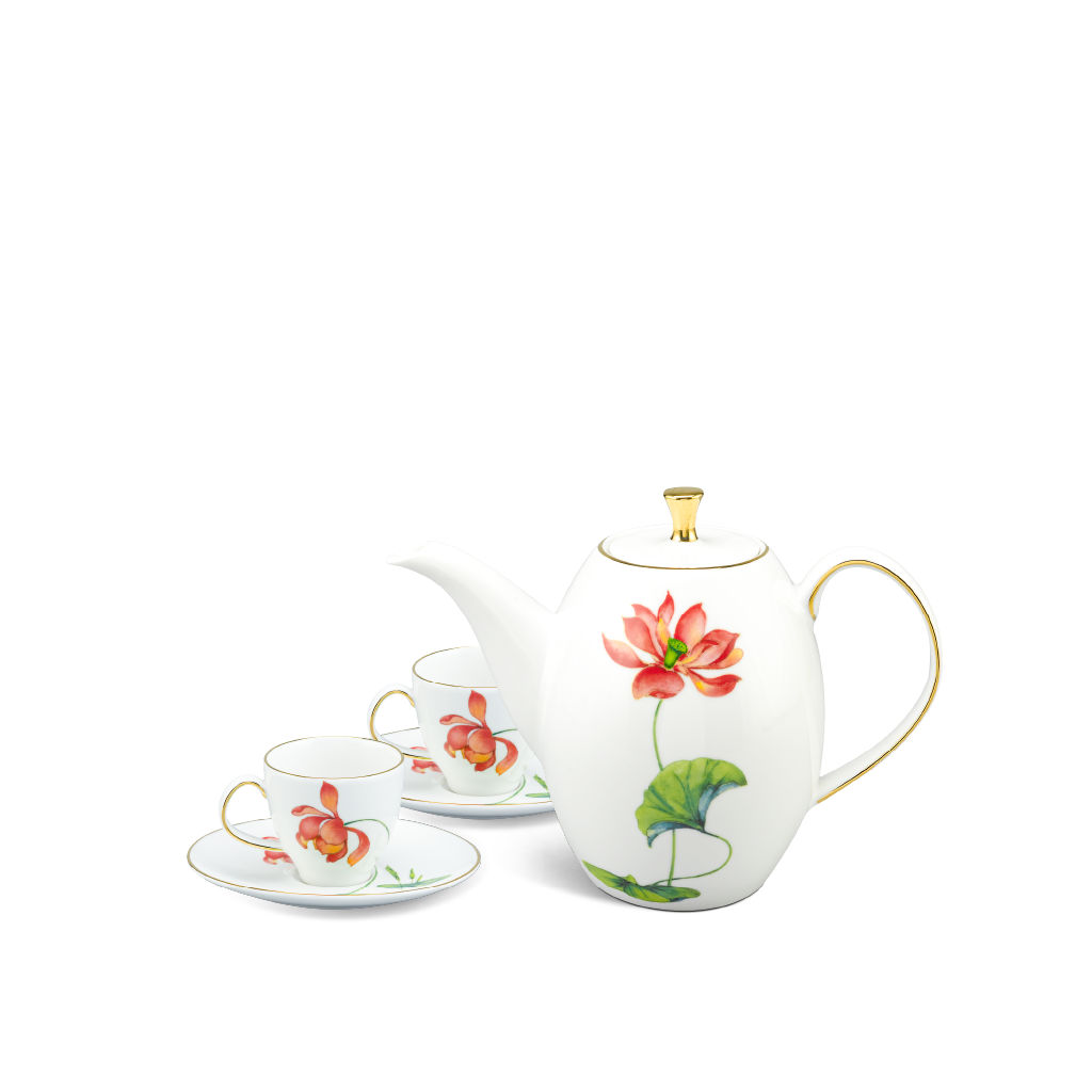 Bộ trà cao 0.47 L - Anna - Hương Sen