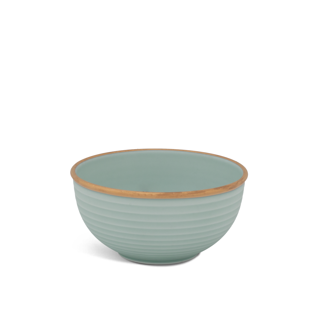 Chén cơm 11.5 cm - Cordon - Men Ngọc Sương Mờ (Trang trí Vàng)
