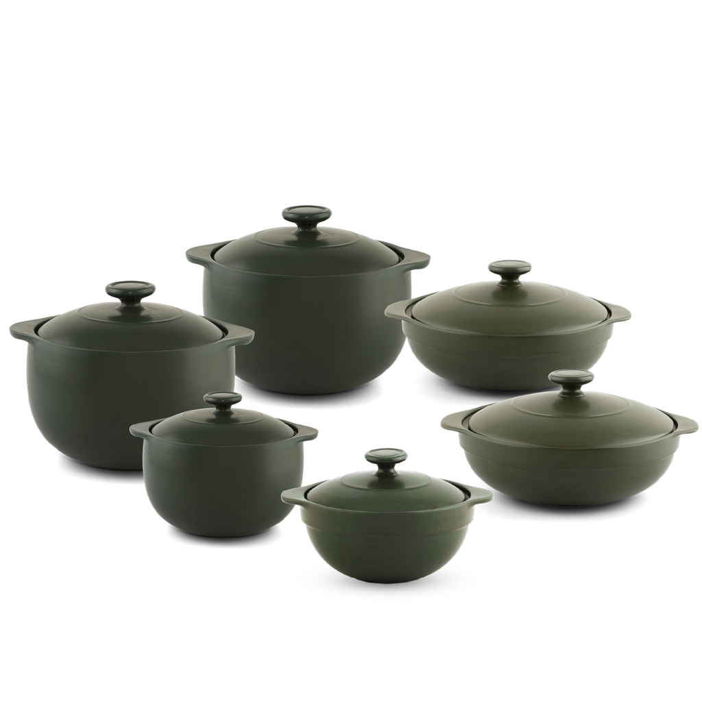 Bộ 6 NồI Sứ Dưỡng Sinh (0.35L/ 2X0.55L - 0.4L/ 2X0.85L)