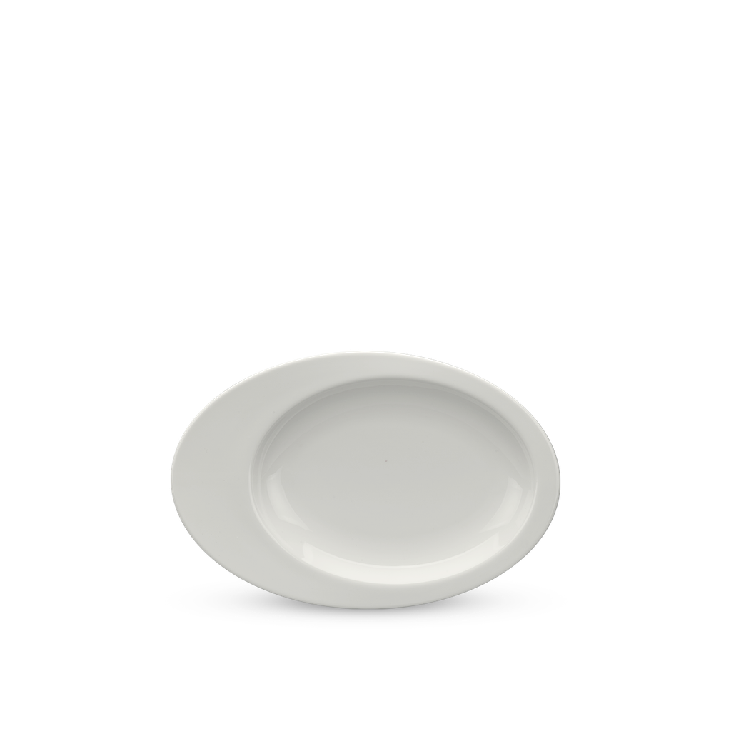 Dĩa oval một ngăn 26 cm - Gourmet - Trắng Ngà
