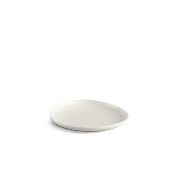 Dĩa tam giác tròn cạn 18 cm - Gourmet Lys - Trắng Ngà
