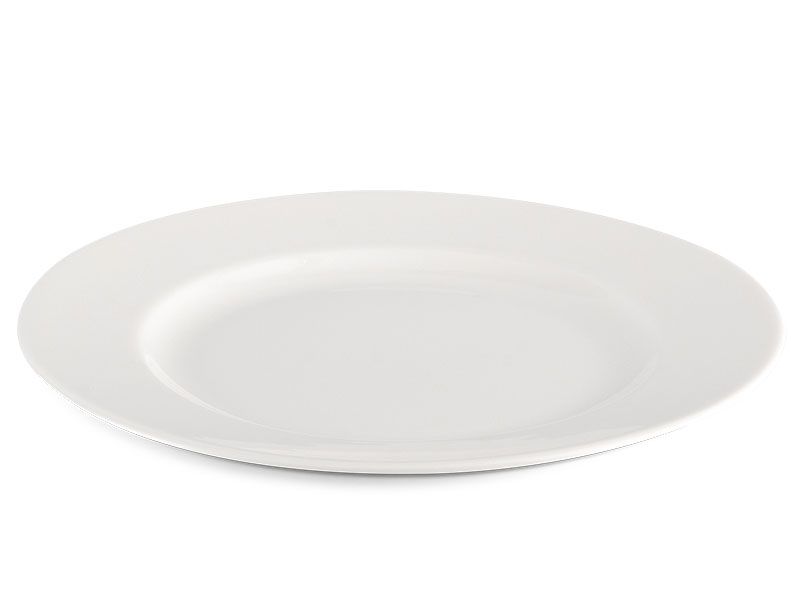 Dĩa tròn 18 cm - Jasmine Ly's - Trắng Ngà (Qùa tặng có logo trên mặt dĩa)