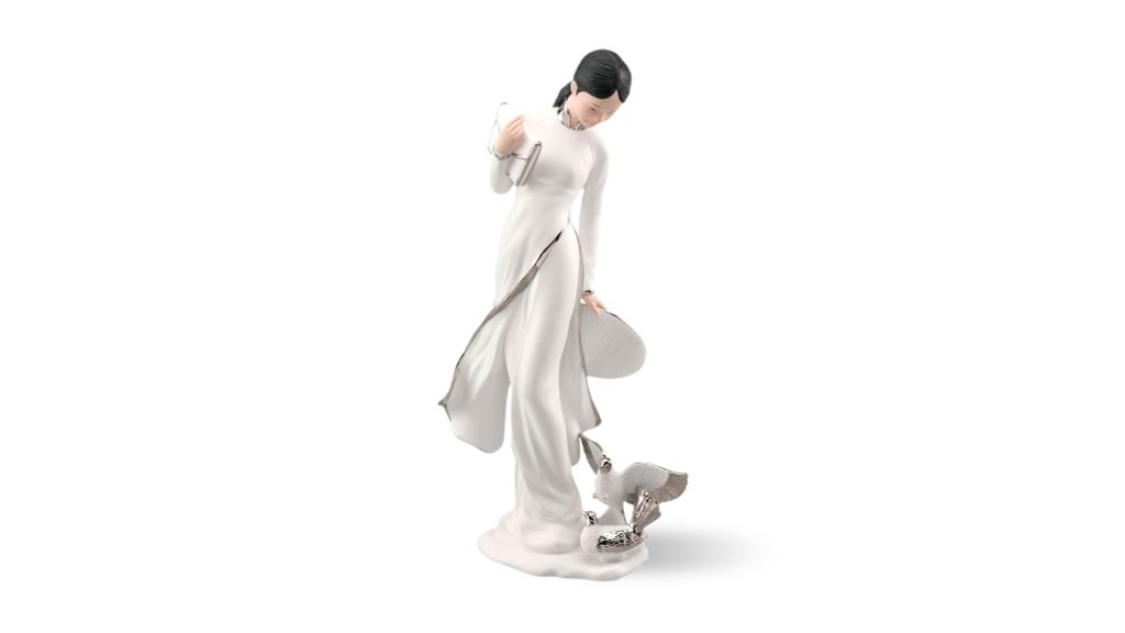 Nữ Sinh 33.5 cm - Trang trí Bạch Kim