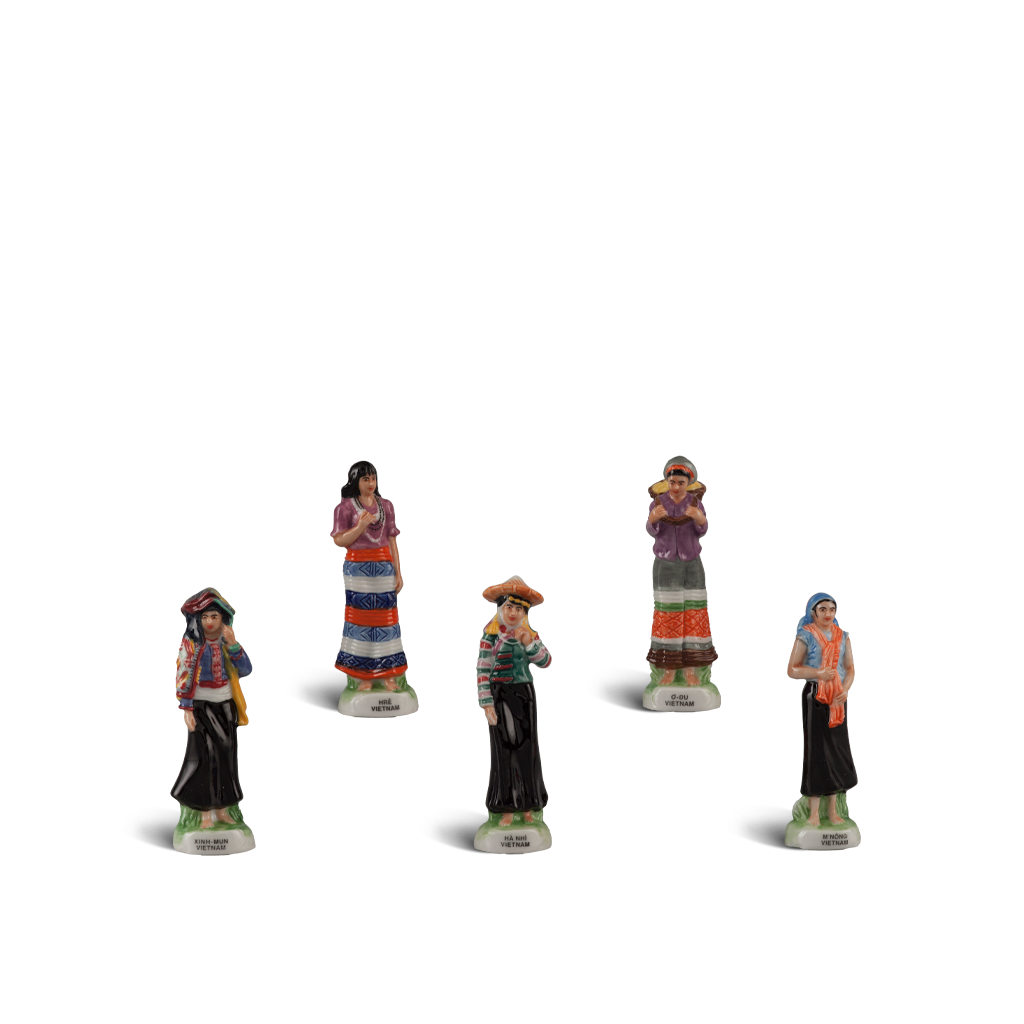 Sắc tộc 5cm (bộ 10-5 hình) - Minh Long - Lưu Niệm
