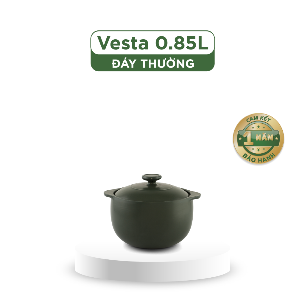 Nồi Sứ Dưỡng Sinh Minh Long Healthy Cook Vesta 0.85 L