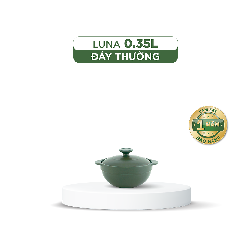 Nồi dưỡng sinh Luna (Nồi cạn) 0.35 L + nắp