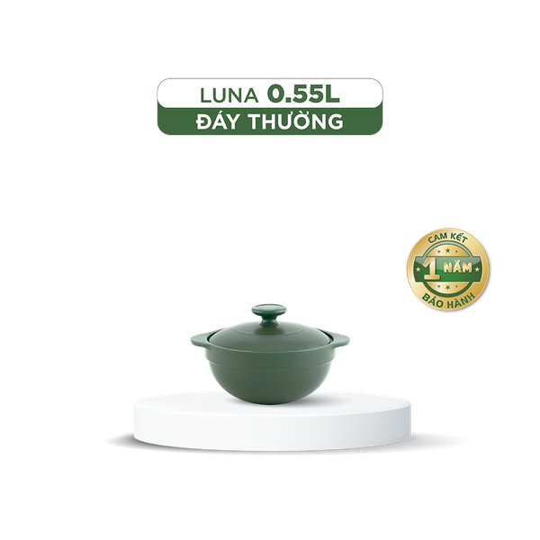 Nồi dưỡng sinh Luna (Nồi cạn) 0.55 L + nắp