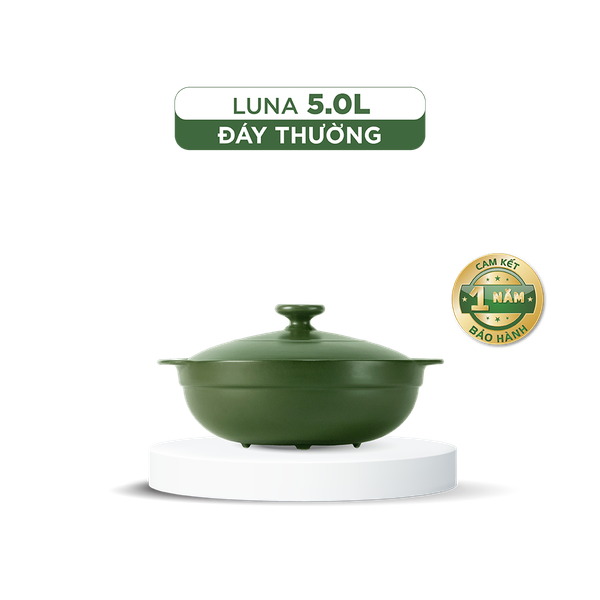 Nồi dưỡng sinh Luna (Nồi cạn) 5.0 L + nắp