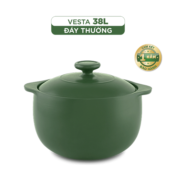 Nồi dưỡng sinh Vesta (Nồi tròn cao) 38 L + nắp