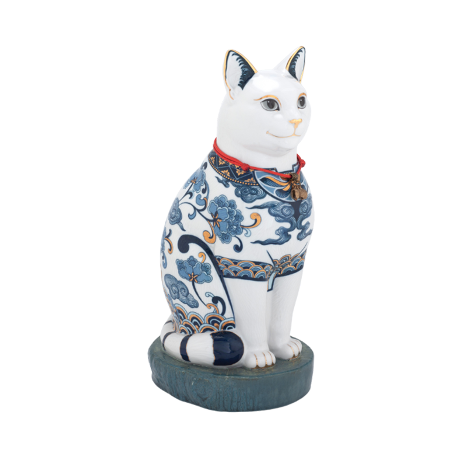 Mèo Đại Cát t.t vàng (31.1 cm) - Màu sen cobalt