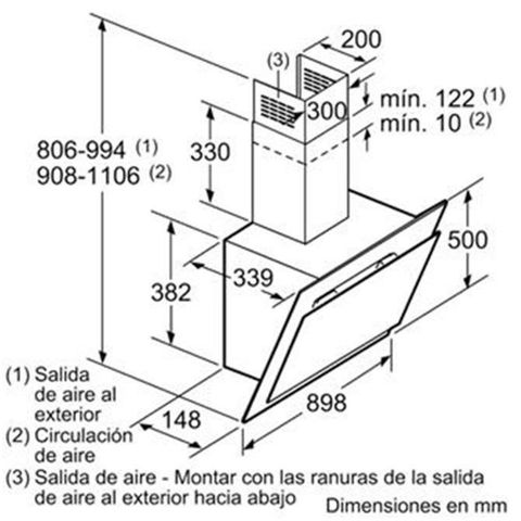 Máy Hút Mùi Bosch DWK97JM60 Seri 6 Made In Germany