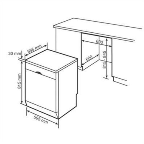 Máy Rửa Bát Bosch SMS4EMI00E Seri 4 | Made In Turkey