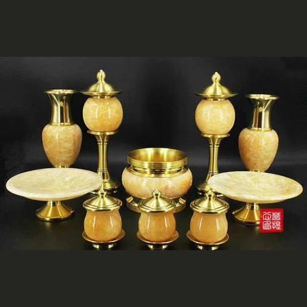 Khay 5 ngọc viền đồng Đài Loan (khay lẻ)