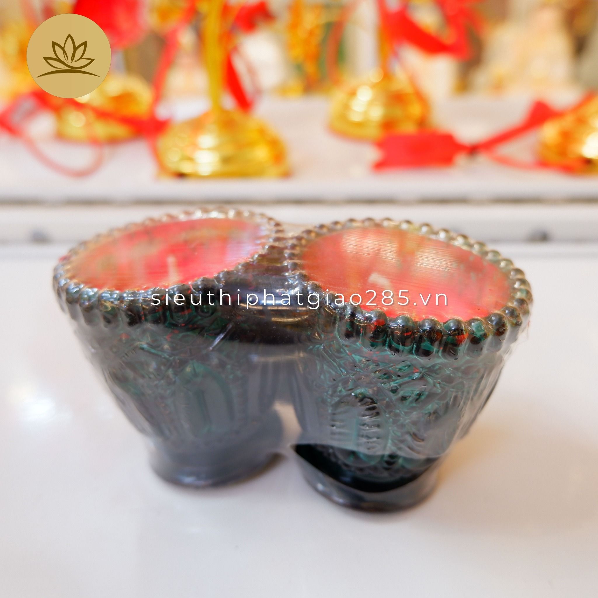nến cốc trang kim