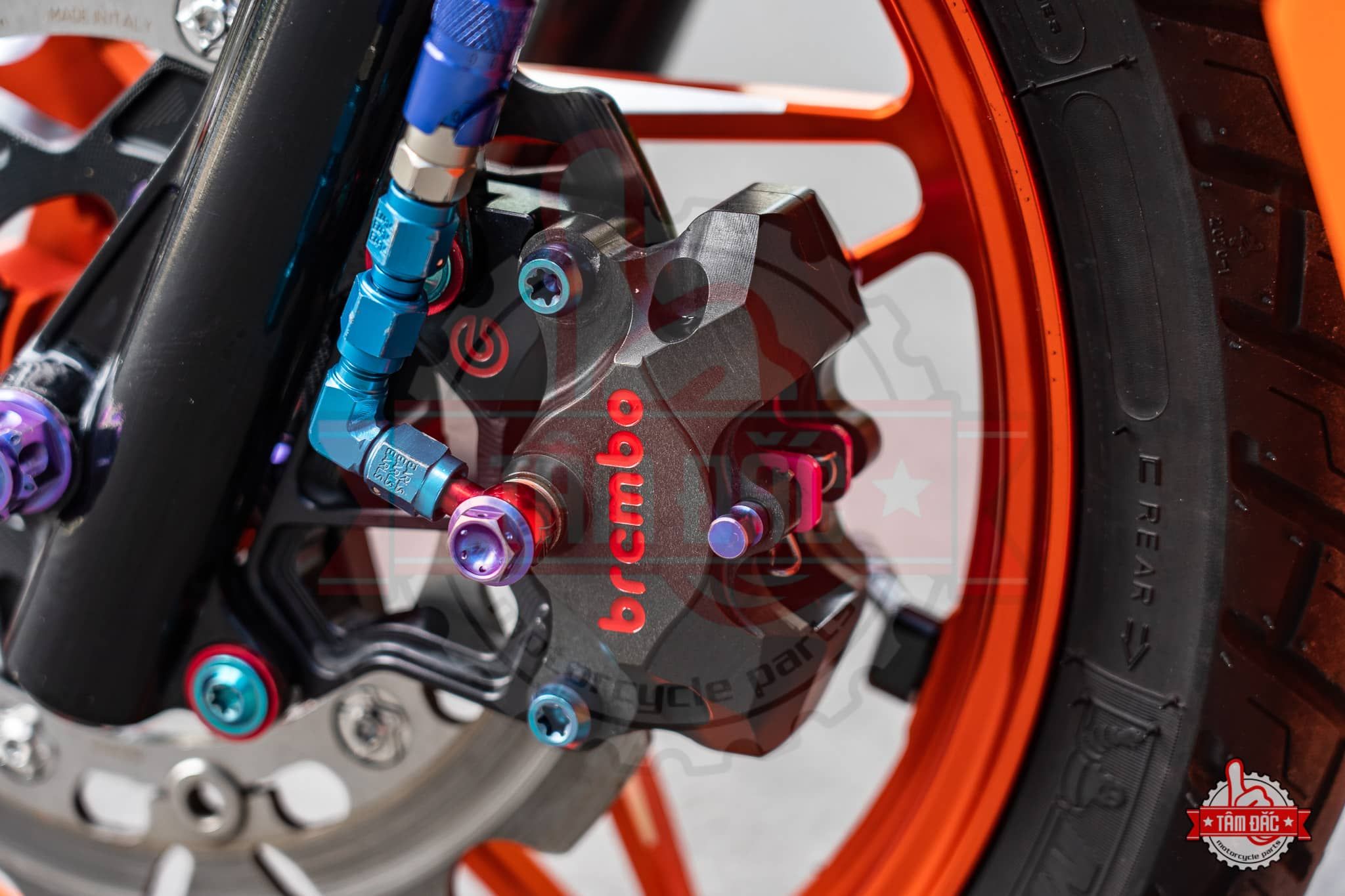  Heo Brembo Billet 2 Piston Xám 