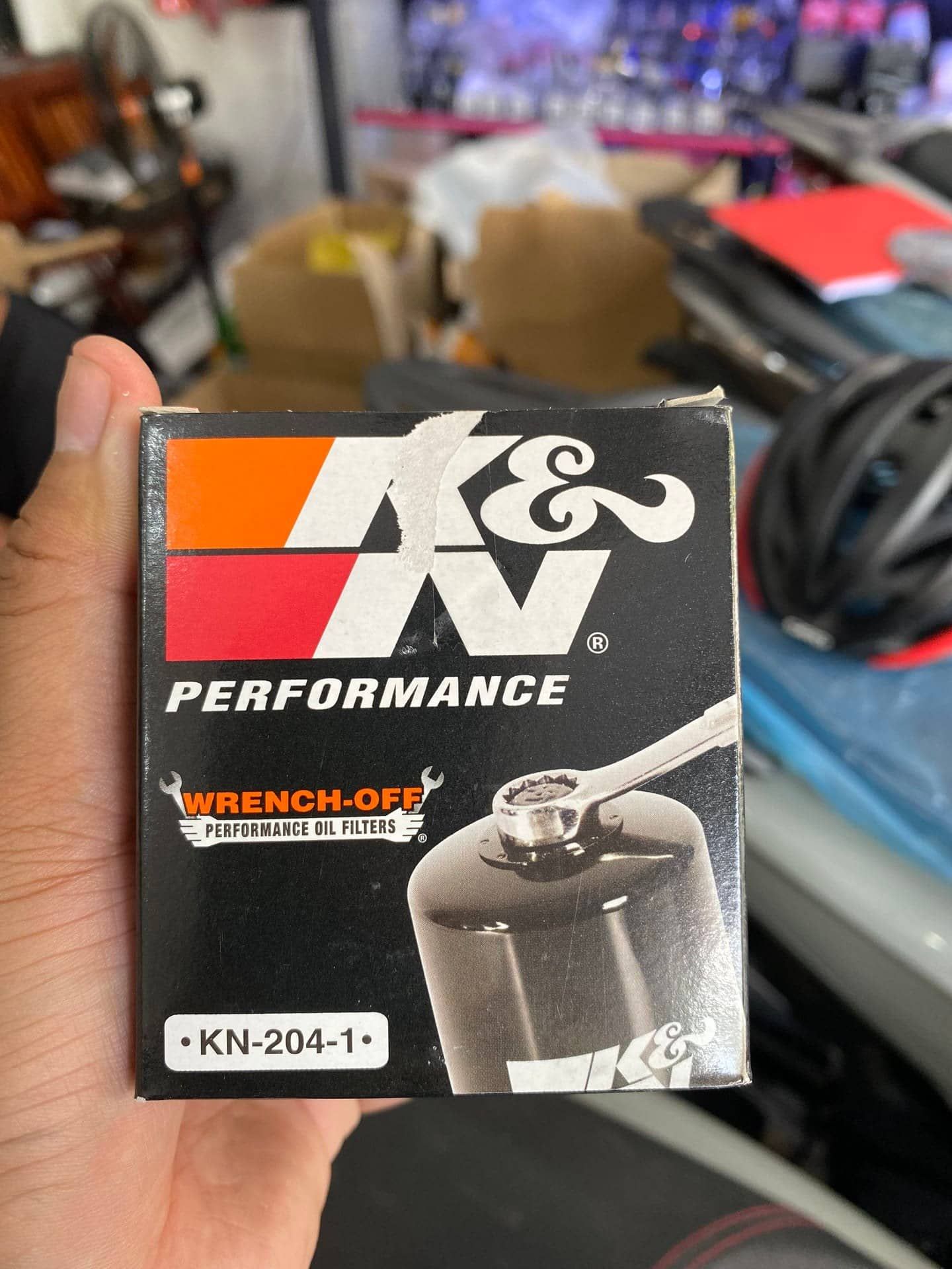 Lọc nhớt K&N 204-1 cho xe pkl Honda/Yamaha