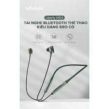 Tai Nghe Bluetooth Đeo Cổ Thể Thao VIVAN Liberty-N100