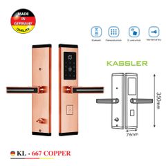 Khóa cửa từ Kassller 667 COPPER