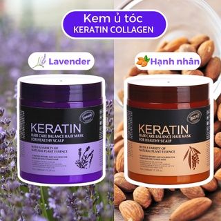 Kem ủ làm mềm tóc keratin 1000ml hộp màu tím dưỡng tóc suôn mềm bóng  mượt phục hồi hư tổn đem lại mái tóc dày bồng bềnh beautyful everyday   Lazadavn