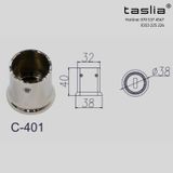 Bát bắt tường cabin tắm Taslia màu chrome - C-401