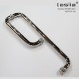 Tay nắm cửa cabin tắm dạng tròn Taslia H601 màu chrome