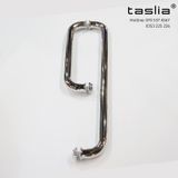 Tay nắm cửa cabin tắm dạng tròn Taslia H601 màu chrome