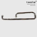 Tay nắm cửa cabin tắm dạng tròn Taslia H601 màu chrome