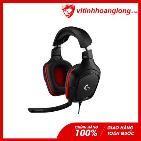  Tai nghe Logitech G331 Stereo Gaming Headset (Đen Cam) 