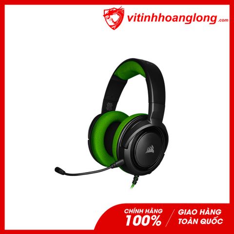  Tai nghe Corsair HS35 Stereo Green Gaming Headset (CA-9011197-AP) 