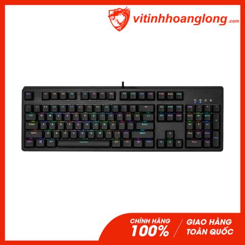  Bàn Phím Cơ E-Dra EK3104 RGB Gaming Blue Switch (Đen) 