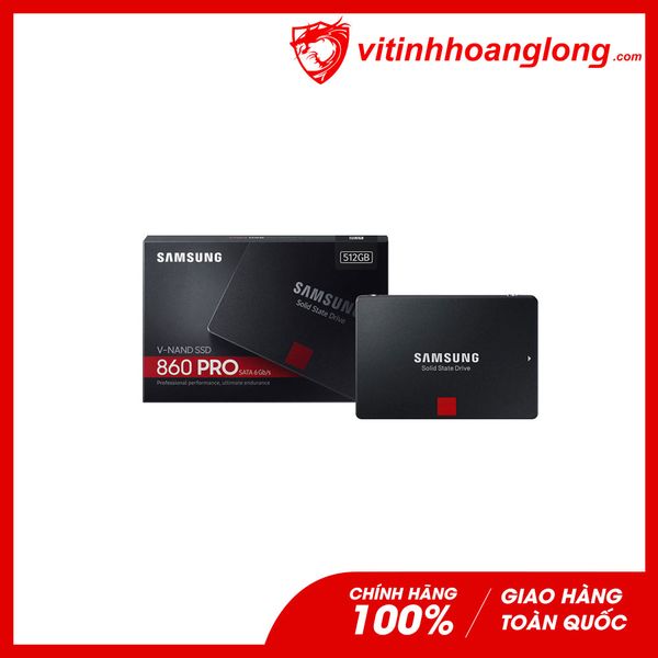 Ổ cứng SSD Samsung 512G 860 Pro Sata III 6Gb/s MLC (MZ-76P512BW)
